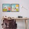 Stupell Industries Abstract Square Block Apartment 2 pc Framed Giclee Wall Art Set Design by Irena Orlov